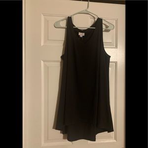 Lularoe Black Kristina tank BNWT! Size Large
